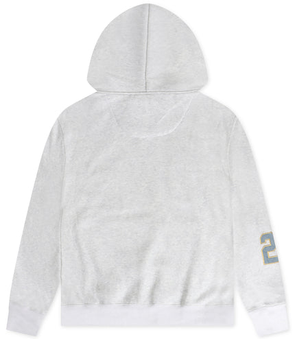 Smugglers Moon Woven Hoodie - Heather Grey