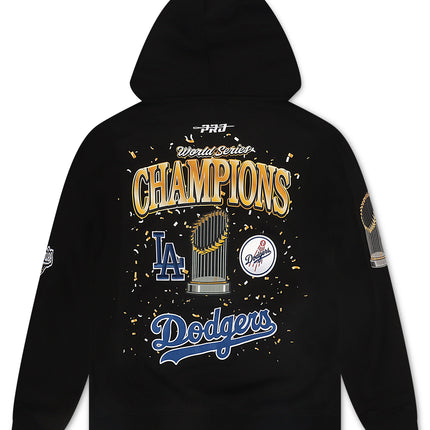 Pro Standard Dodgers World Series Champions Hoodie - Black