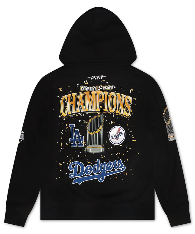 Pro Standard Dodgers World Series Champions Hoodie - Black
