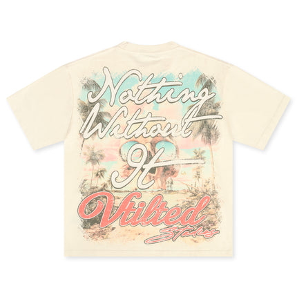 Vtilted Psalms Tee - Cream