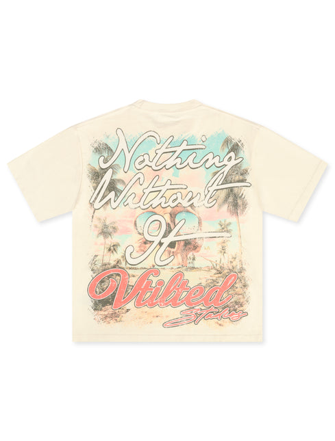 Vtilted Psalms Tee - Cream