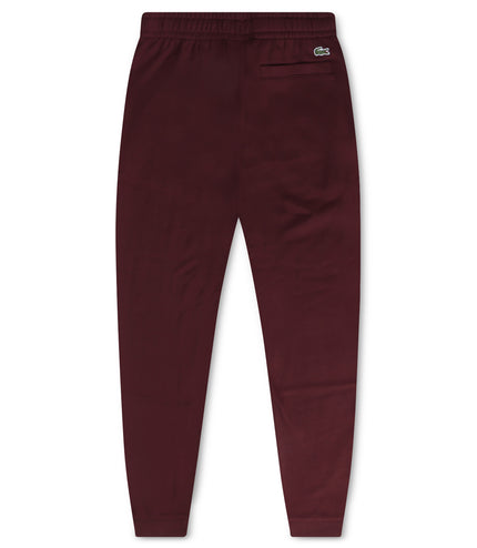 Lacoste Logo Print Joggers - Burgundy