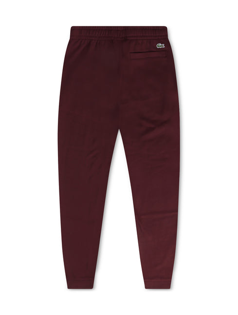 Lacoste Logo Print Joggers - Burgundy