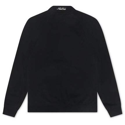 Nike Mens Club 1/2 Zip Fleece Top - Black