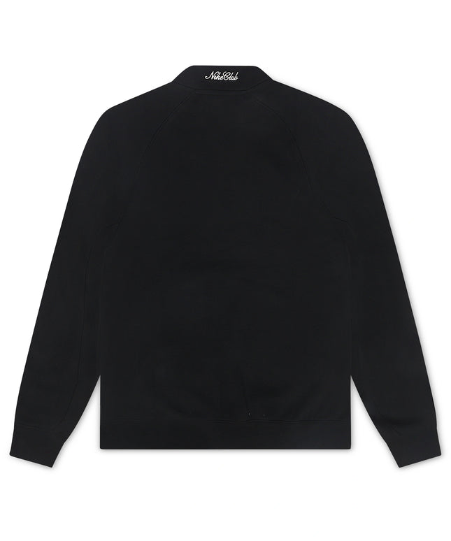 Nike Mens Club 1/2 Zip Fleece Top - Black