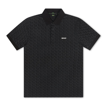 Boss Green Paddy Striped C Polo - Black