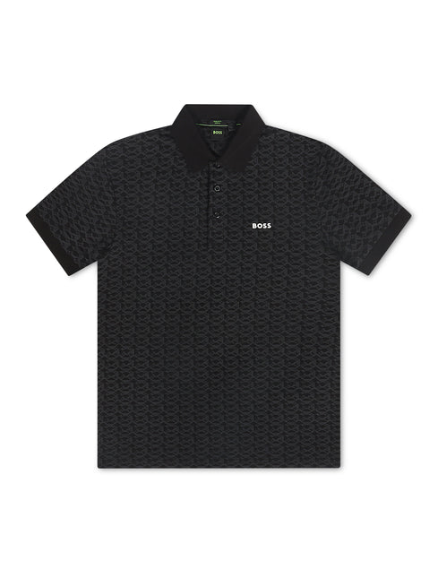 Boss Green Paddy Striped C Polo - Black