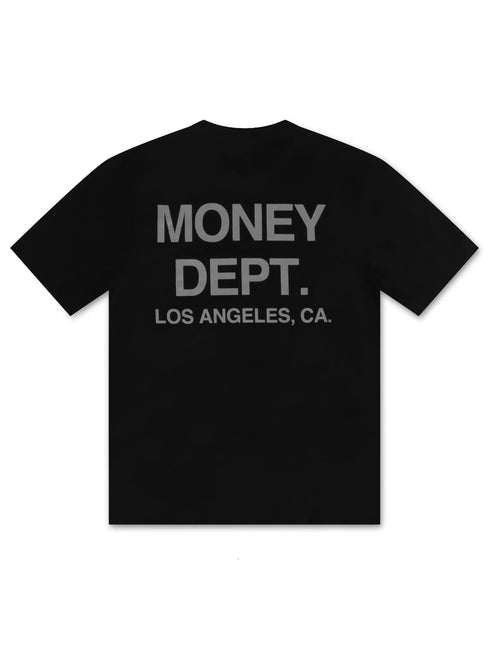 Money Dept. Los Angeles Heavyweight Tee - Black/Light Grey