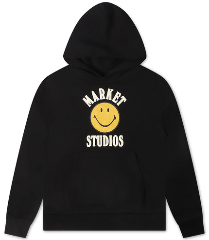 Market Smiley Lockup Hoodie - Black