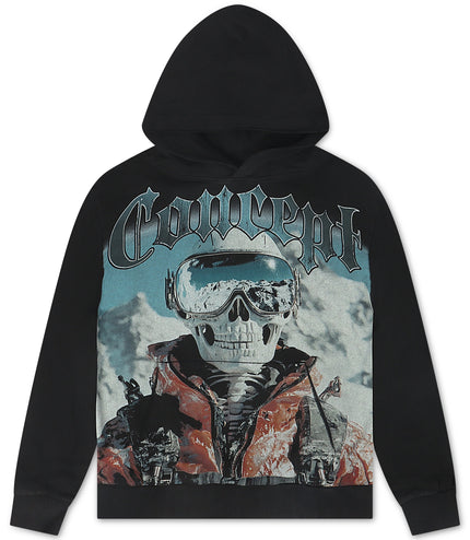 Concept LA Skier Hoodie - Black Wash
