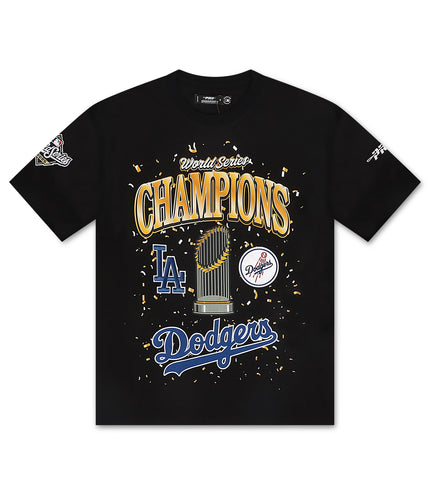 Pro Standard Dodgers World Series Champions Tee - Black