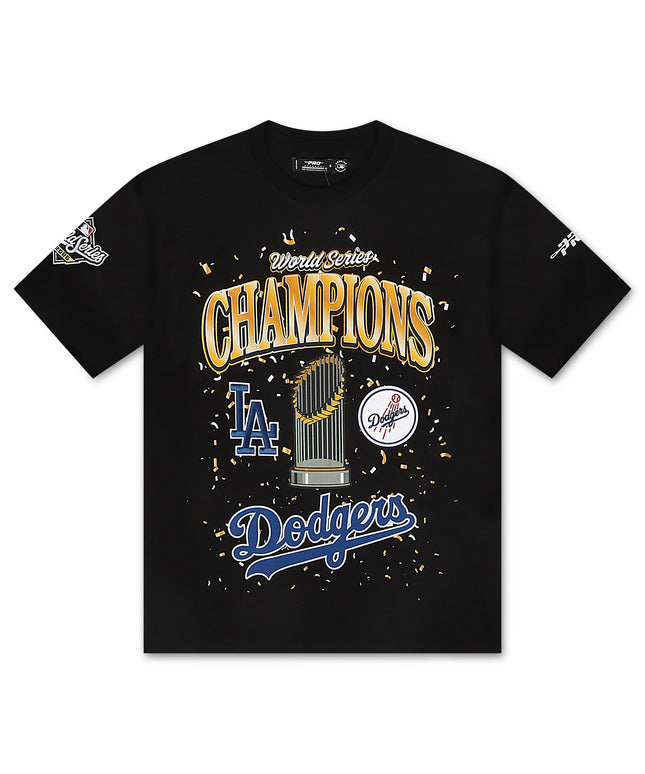 Pro Standard Dodgers World Series Champions Tee - Black