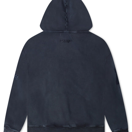 Pro Standard Raiders Washed Enzyme Drop Shoulder Hoodie - Navy