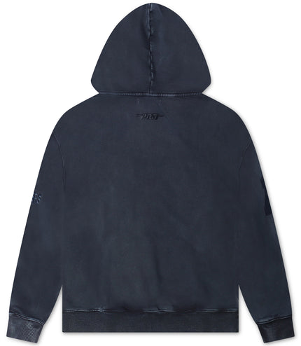 Pro Standard Raiders Washed Enzyme Drop Shoulder Hoodie - Navy