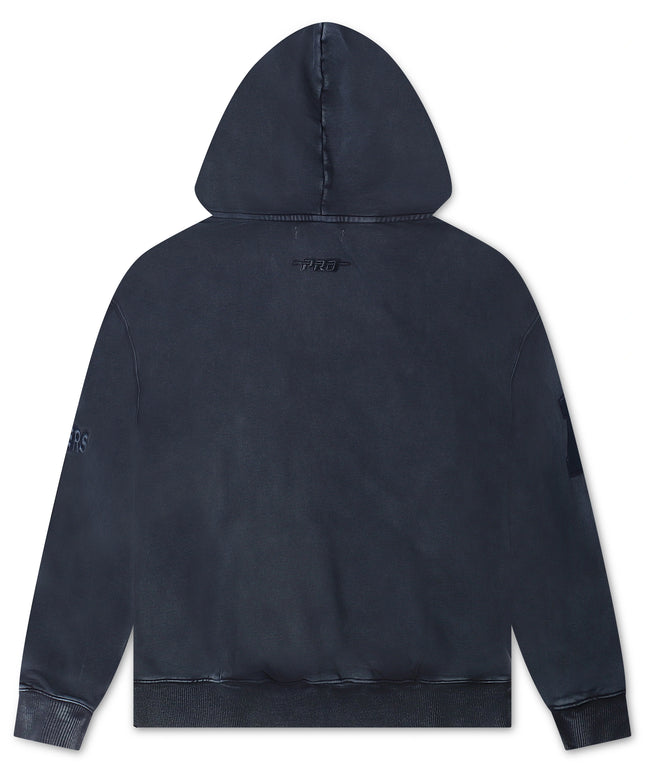 Pro Standard Raiders Washed Enzyme Drop Shoulder Hoodie - Navy