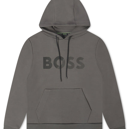 Boss Soody Tape Logo Hoodie - Gray