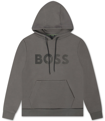 Boss Soody Tape Logo Hoodie - Gray