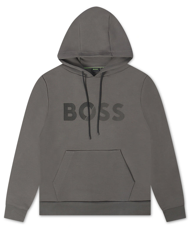 Boss Soody Tape Logo Hoodie - Gray