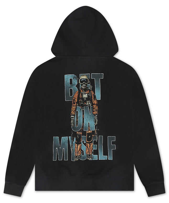 Concept LA Skier Hoodie - Black Wash