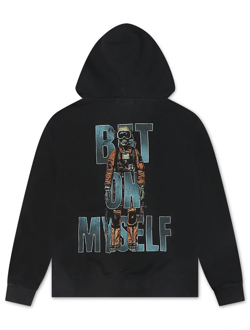 Concept LA Skier Hoodie - Black Wash