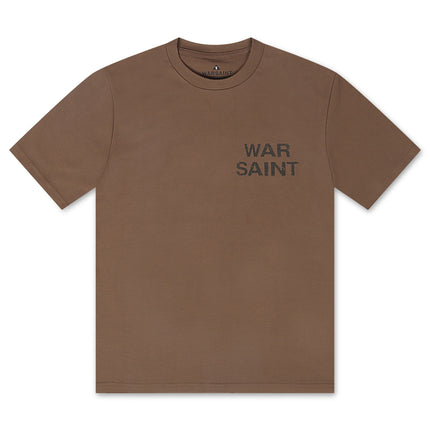 Warsaint LA Script Tee - Brown/Black
