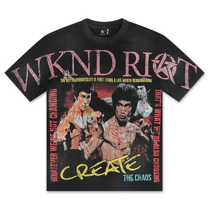 WKND Riot Tee - Black Wash