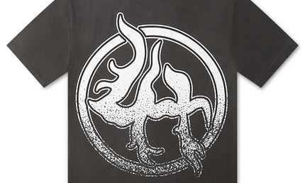 Lost Hills Shadow Skull Tee - Black Wash