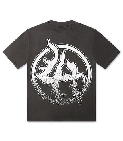 Lost Hills Shadow Skull Tee - Black Wash