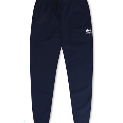  Lacoste Logo Print Joggers - Navy Blue