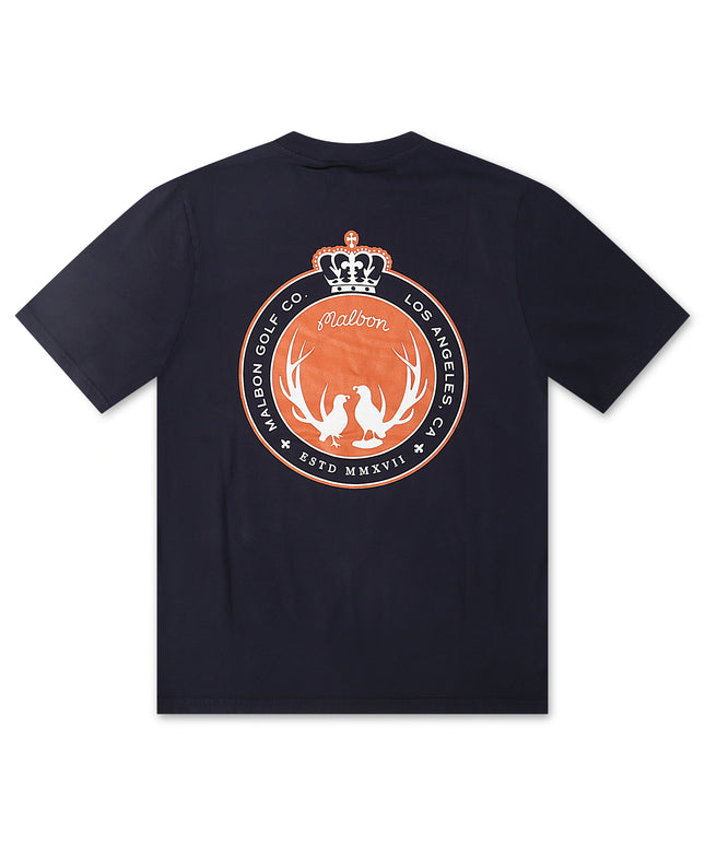 Malbon Oakwood Tee - Navy
