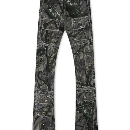 AJENDA STACKED JEANS - GRAY TREE AJENDA