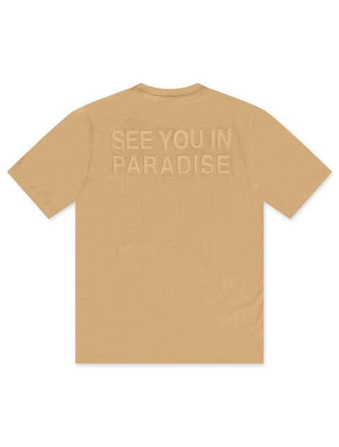 Jordan Craig Paradise Block Letter Tee - Mocha - Denim Exchange 