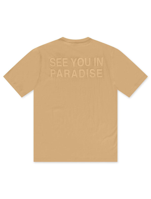 Jordan Craig Paradise Block Letter Tee - Mocha - Denim Exchange 