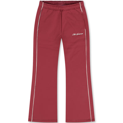 Nike Womens Studio Fleece Wide Leg Pants - Pink Smoke