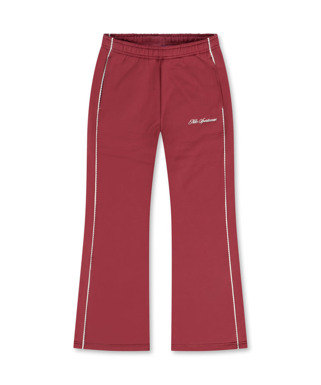 Nike Womens Studio Fleece Wide Leg Pants - Pink Smoke