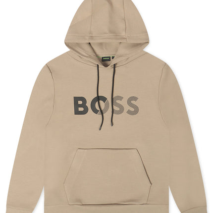 Boss Soody Tape Logo Hoodie - Beige