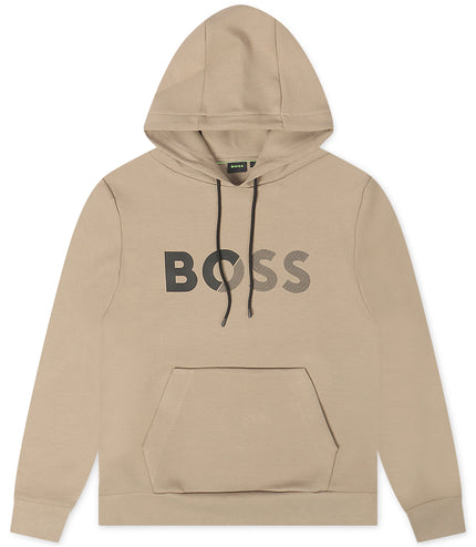 Boss Soody Tape Logo Hoodie - Beige