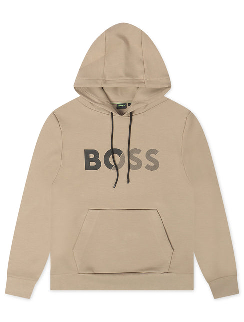 Boss Soody Tape Logo Hoodie - Beige
