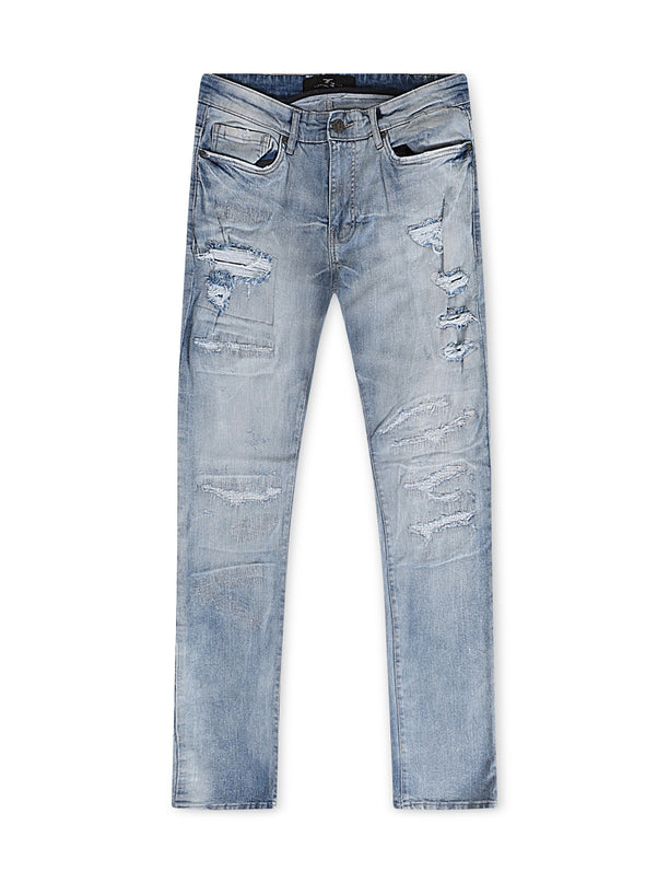 Jordan Craig Legacy Edition Slim Fit Jeans - Ice Blue