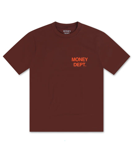 Money Dept. Los Angeles Heavyweight Tee - Chestnut/Orange - Denim Exchange 