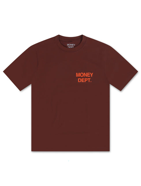 Money Dept. Los Angeles Heavyweight Tee - Chestnut/Orange - Denim Exchange 