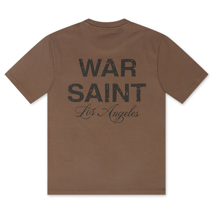 Warsaint LA Script Tee - Brown/Black