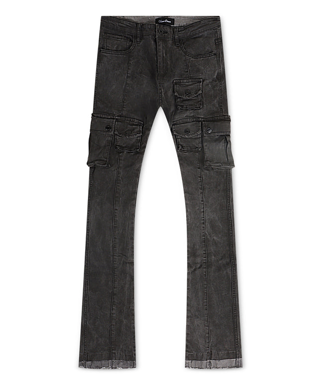 Vaqueros acampanados Vicious Denim - Negro