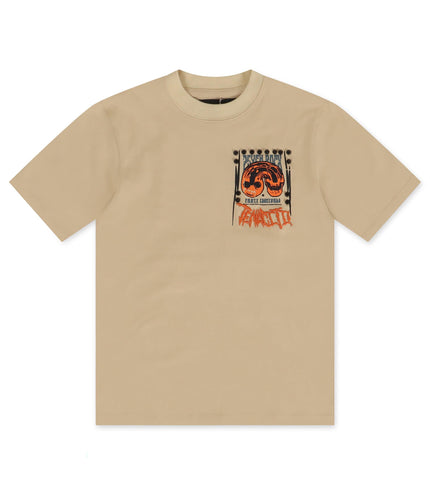 TENACITI PSYCH ROCK PARTY FESTIVAL TEE - CREAM TENACITI