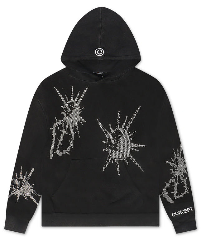 Concept LA Flail Hoodie - Black Washed