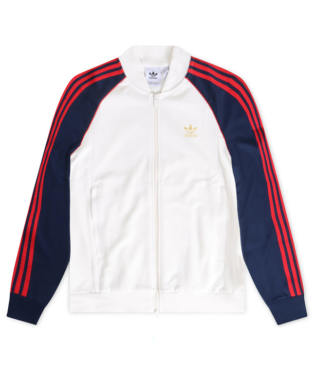 Adidas Adicolor Classic Track Jacket - Clowd White - Denim Exchange USA