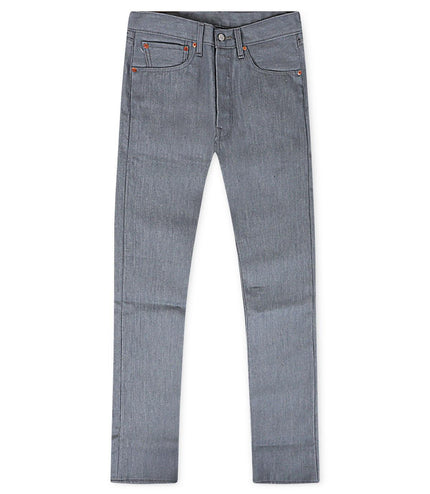 Levis 501 Original Shrink To Fit Jeans - Silver Rigid - Denim Exchange 