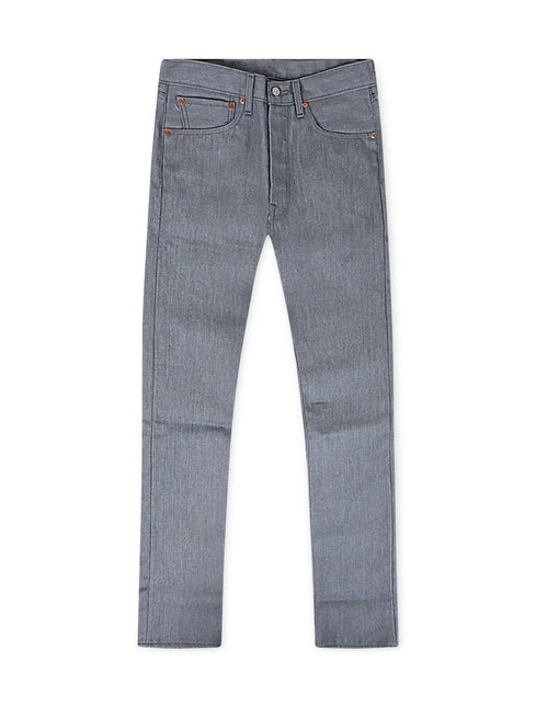 Levis 501 Original Shrink To Fit Jeans - Silver Rigid - Denim Exchange 