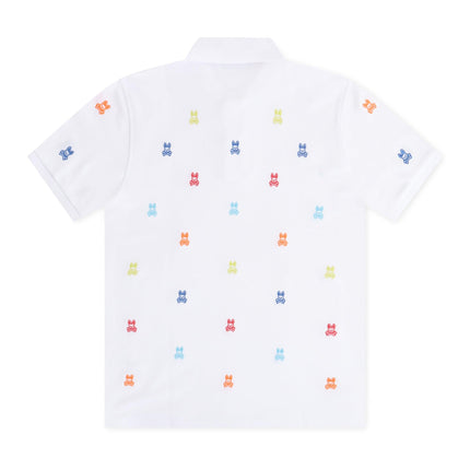 Psycho Bunny Bonham Pique Polo - White - Denim Exchange 