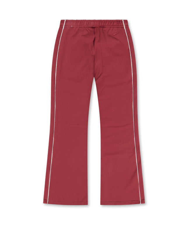 Nike Womens Studio Fleece Wide Leg Pants - Pink Smoke